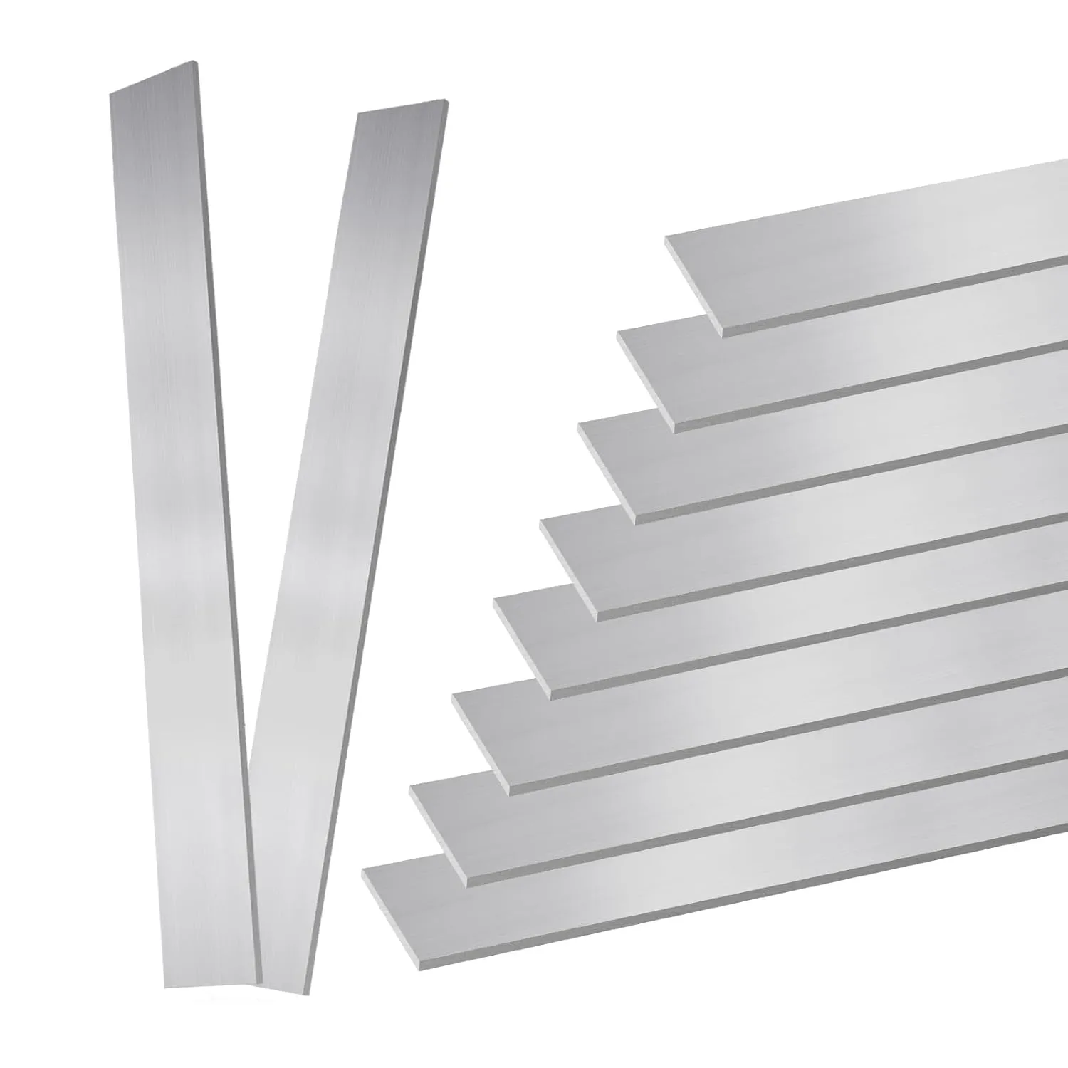 1084 Steel Flat Stock Cold Rolled Carbon Steel Bar for Knife Making 12"x1.5"x 1/8"(10 Packs)