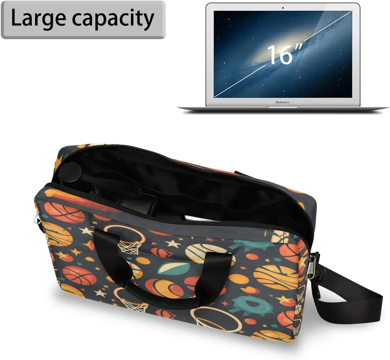 15.7 Inch Laptop Bag Computer Bag for Women Men Laptop Carrying Case with Adjustable Shoulder Strap