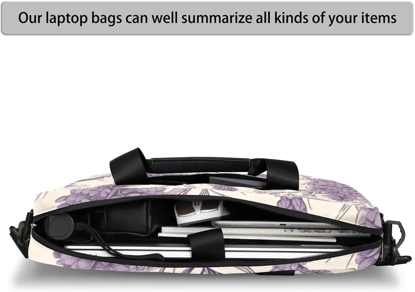 15.7 Inch Laptop Bag Computer Bag for Women Men Laptop Carrying Case with Adjustable Shoulder Strap