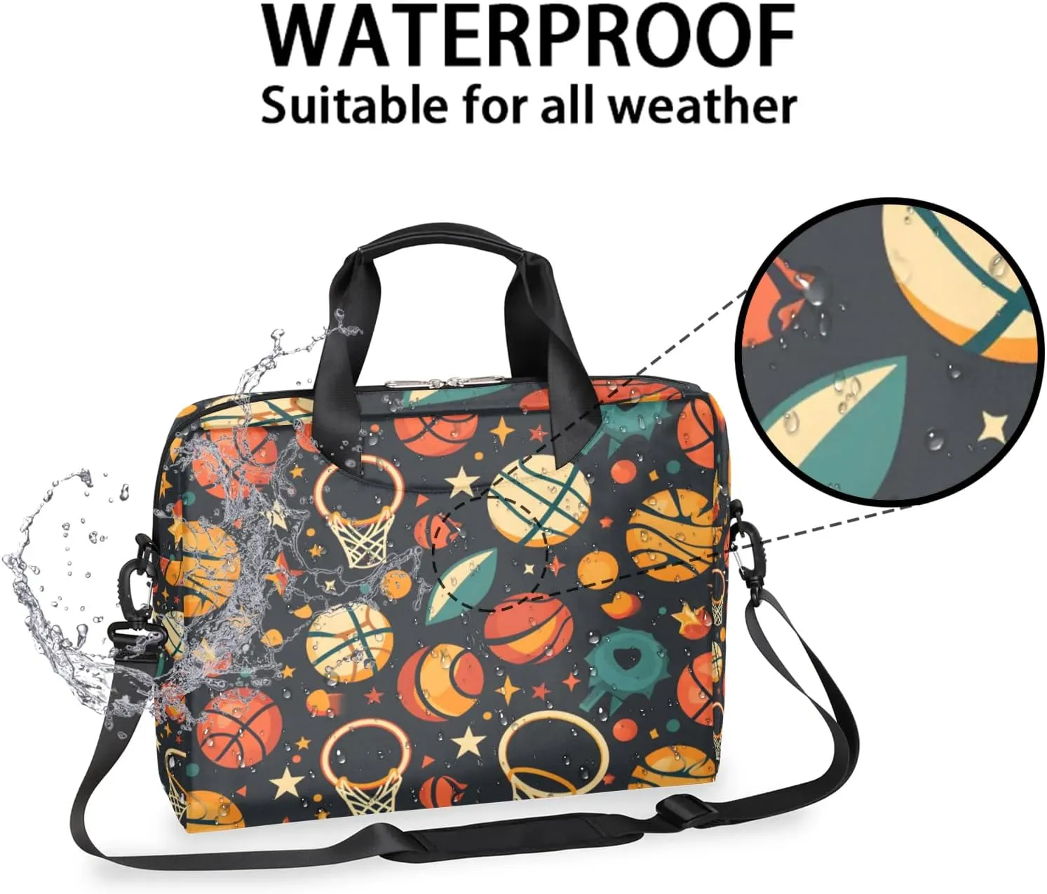 15.7 Inch Laptop Bag Computer Bag for Women Men Laptop Carrying Case with Adjustable Shoulder Strap