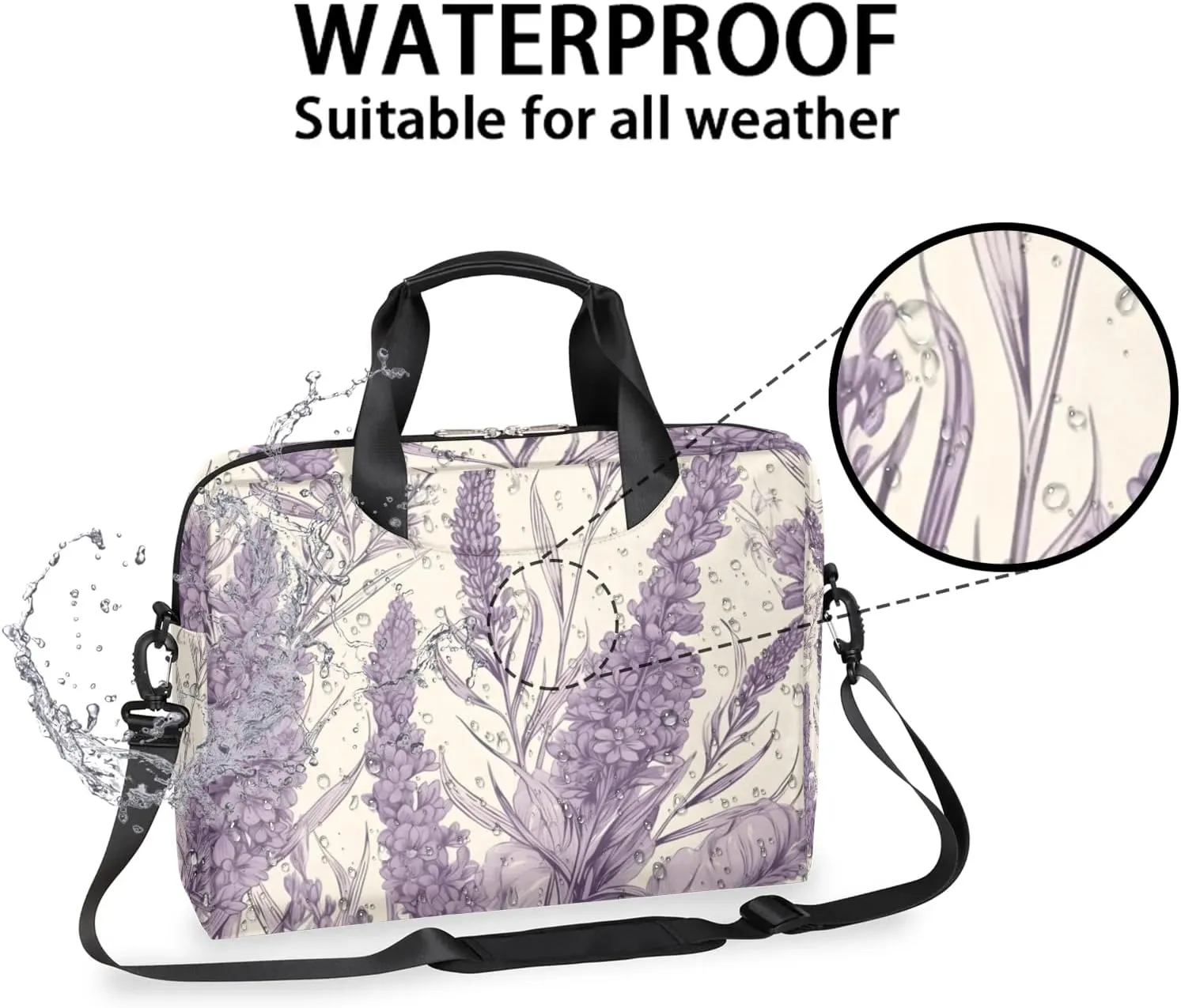 15.7 Inch Laptop Bag Computer Bag for Women Men Laptop Carrying Case with Adjustable Shoulder Strap