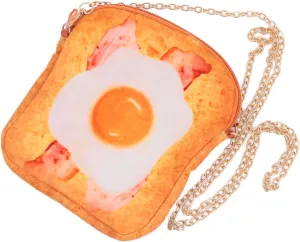 1pc Toast Messenger Bag Toast Shape Pouch Bag for Mini Crossbody Bag Shoulder Bag Toast Shape Bag Mini