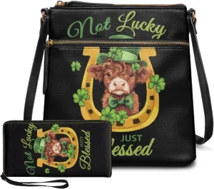 2 Pcs Bucket Bags Set for Women Trendy Satchel Purses for Women Crossbody Wristlet Purses for Women