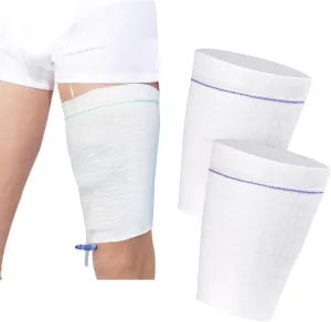 2 PCS Catheter Leg Bag Holder Stay in Place Urine Bags for Legs Catheter Bag Holder Catheter Supplies for Men or Women, Catheter Stabilization Device