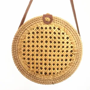 2019 new women's shoulder bag bamboo