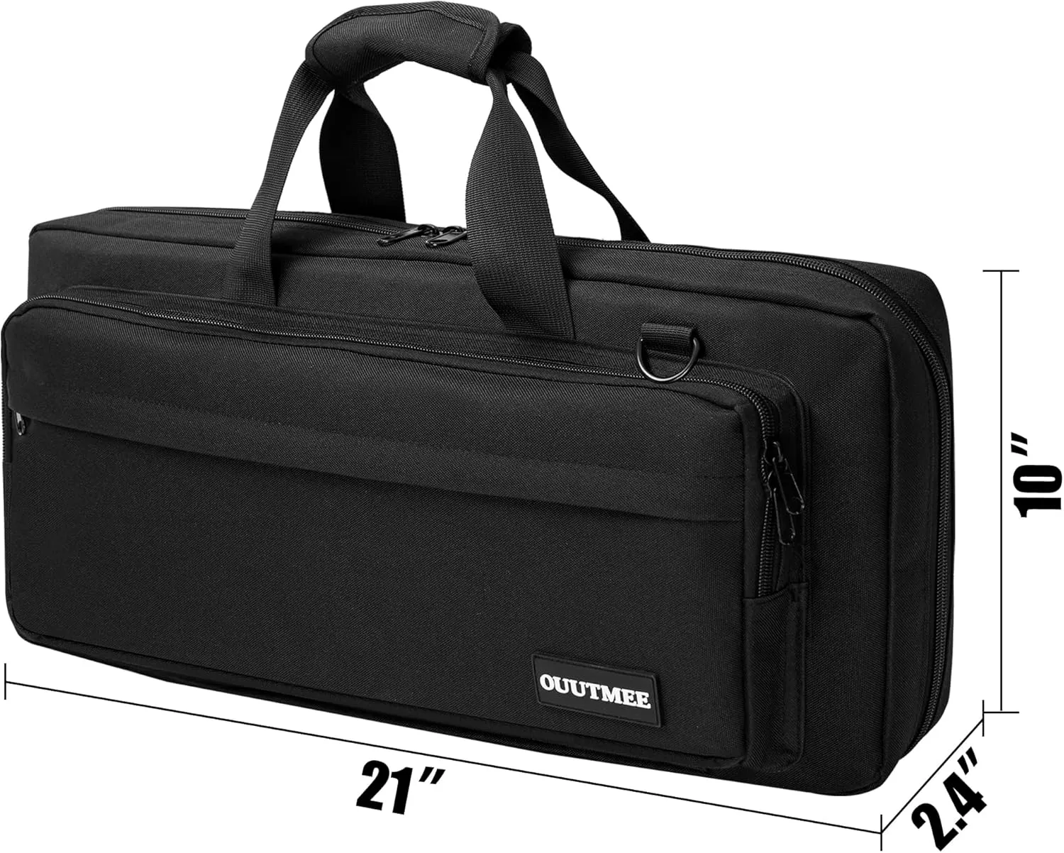 21" Chef Knife Bag, 25 Total Pockets Knife Storage Case For Professional Chefs, Knife Carrying Case, Knife Carrier Travel Bag for Knives and Kitchen Utensils, Bag Only