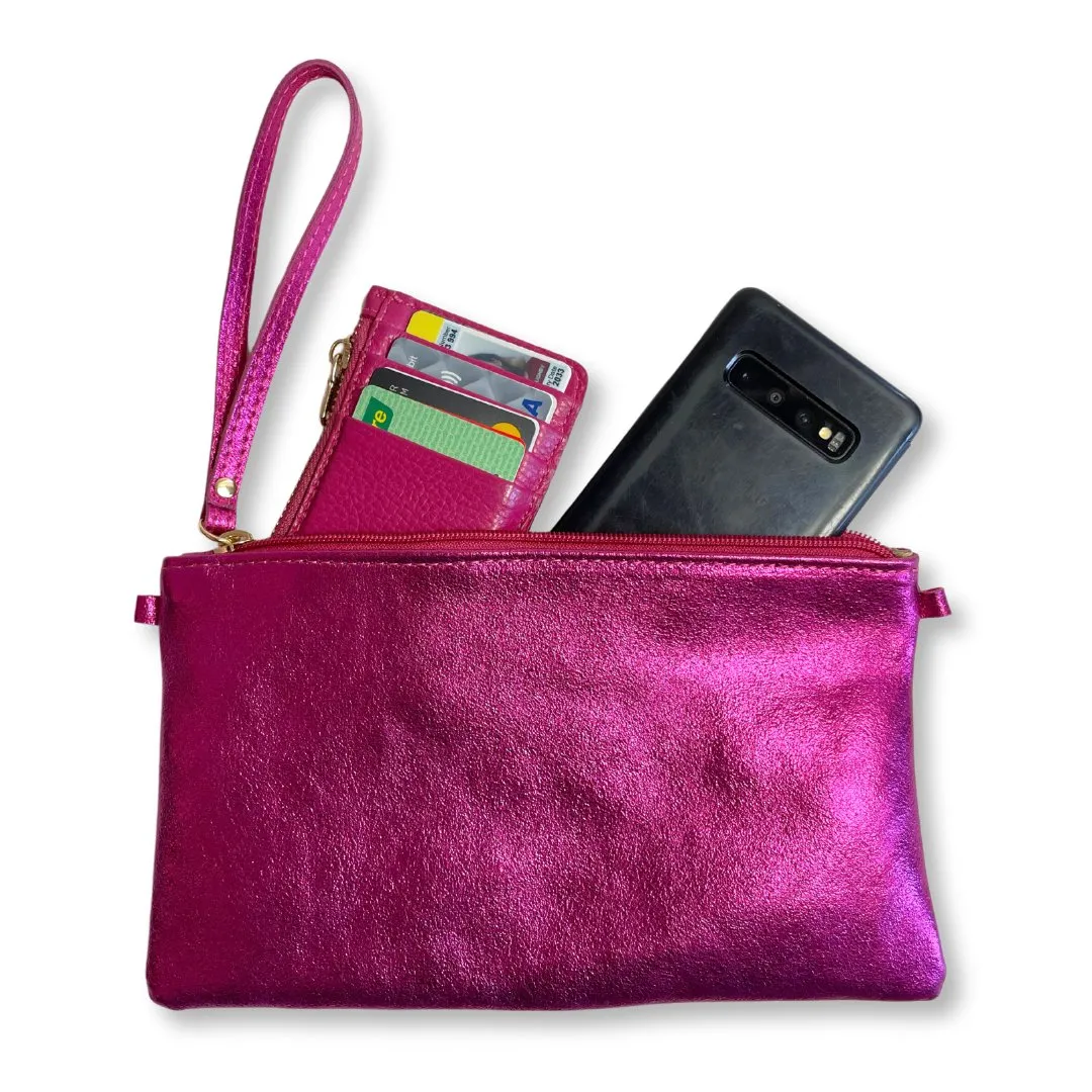 4-IN-1 POUCH IN HOT PINK