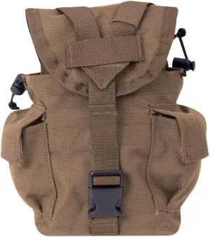 5ive Star Gear Molle Compatible 1 Quart Canteen/Utility Pouch, One Size, Coyote
