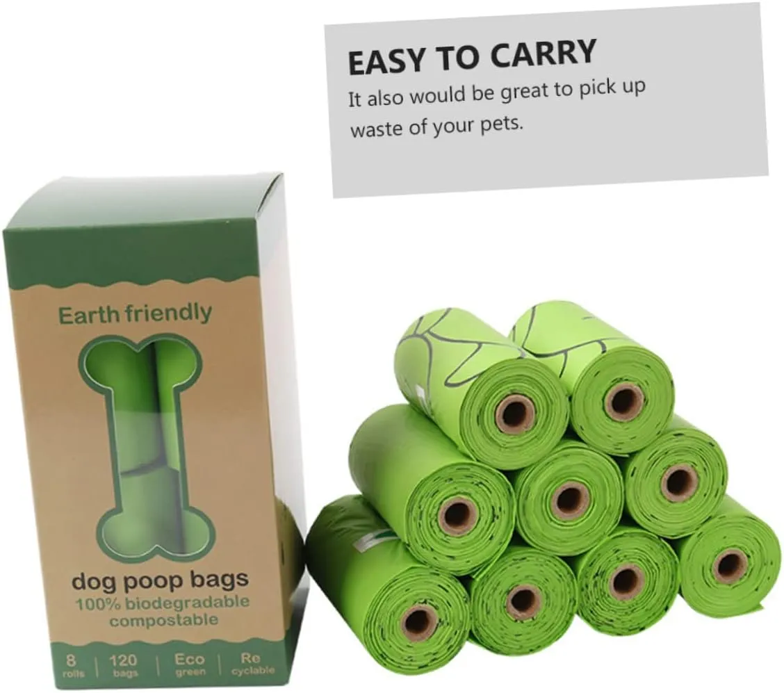 6-pack Pet Litter Bag Full Degradation Ideal for Dog Waste and Home Cleanup