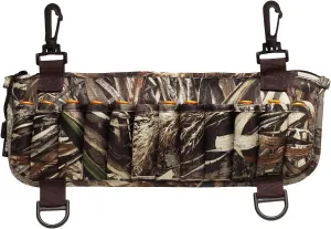 8 Fans Waders Shell Holder,Realtree Max-5 Camo Neoprene Wader Shell Clip with 24 Shell Loops for Marsh Duck Hunting
