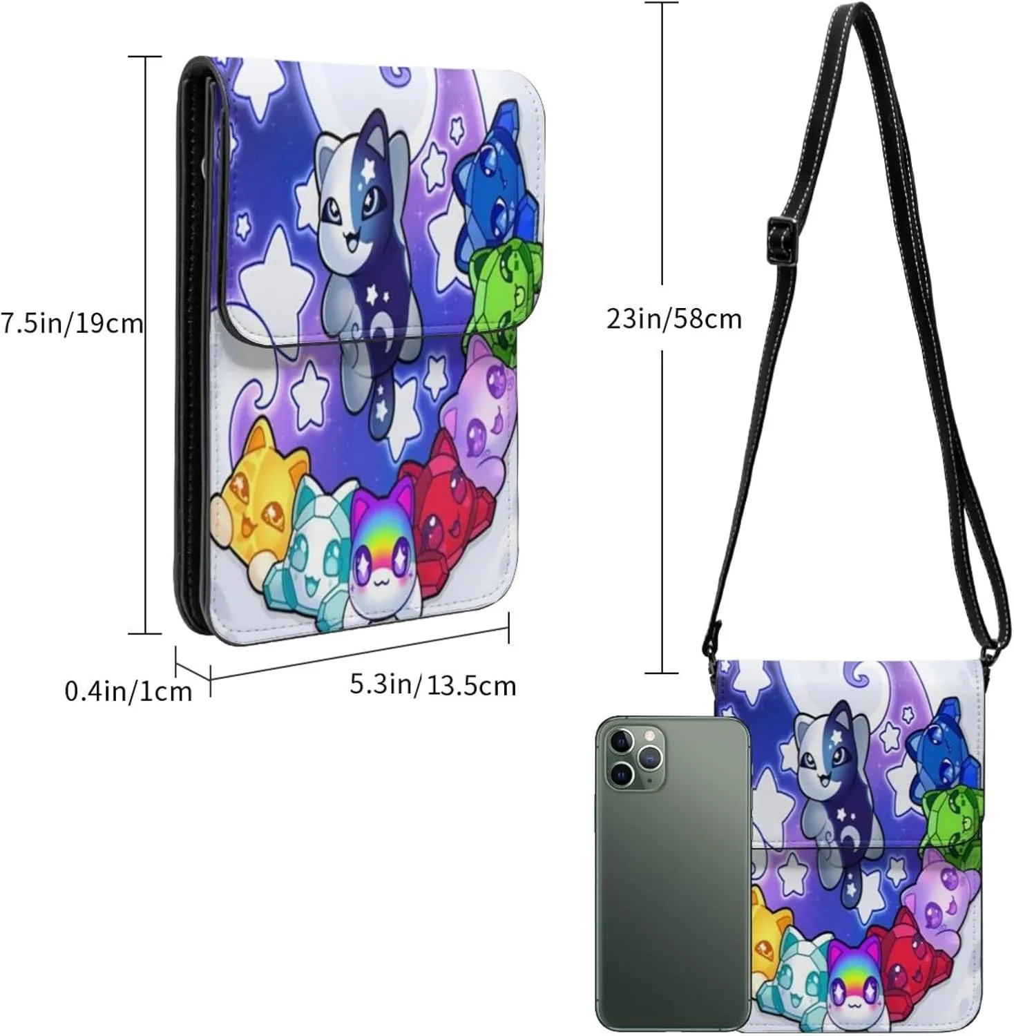 A-Phmau Cell Phone Purse Crossbody Bag For Outdoor Travel Sports Camping Hiking Shoulder Bags