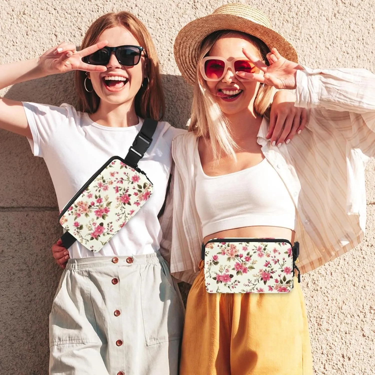 Aesthetic Butterfly Belt Bag for Men and Women Fanny Pack,Belt Bag with Adjustable Strap,Fashion Crossbody Everywhere Belt Bag for Travel Outdoors Running Hiking, 1.5x9.0x5.9in/4x23x15cm