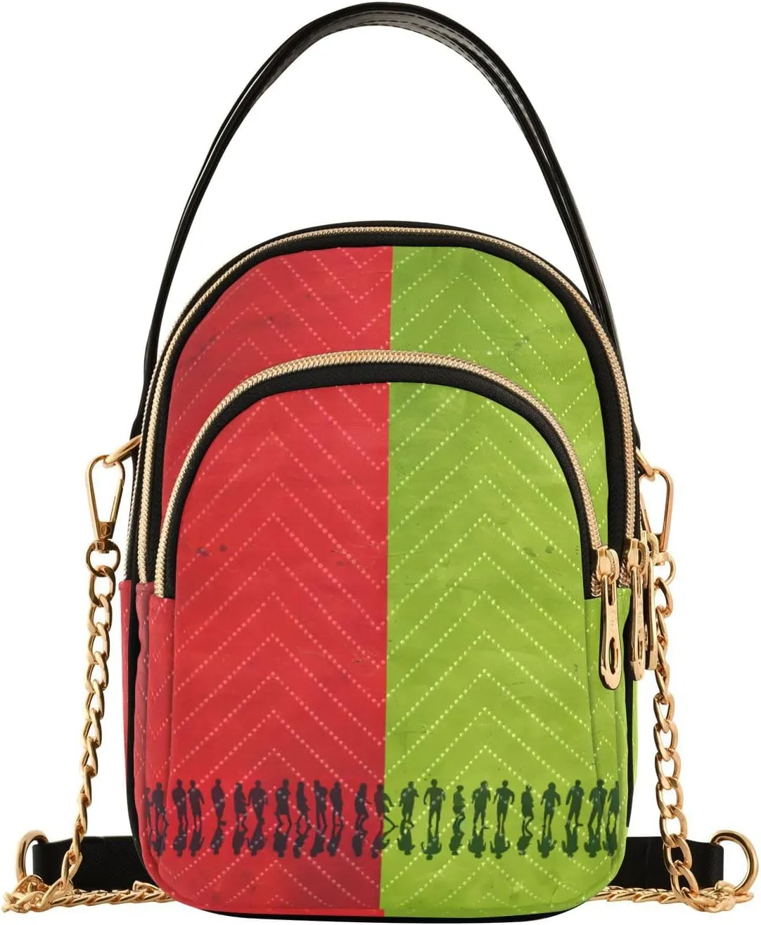 ALAZA Quilted Crossbody Bags for Women,A Football Operation Board Women's Crossbody Handbags Small Travel Purses Phone Bag