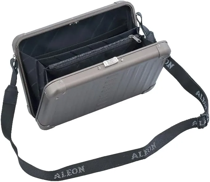 Aleon Aluminum Crossbody Personal Case for Women and Men - Stylish Over Shoulder Bag & Crossbody Sling