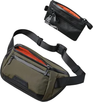 ALPAKA Bravo Sling Mini V2 and Zip Pouch Pro - Sling Bag Fits an iPad Mini, 2.5L Small Crossbody Bag for Men Weather Resistant Fabrics - Minimalism Zipper Wallet - RFID Blocking ID Card Holder
