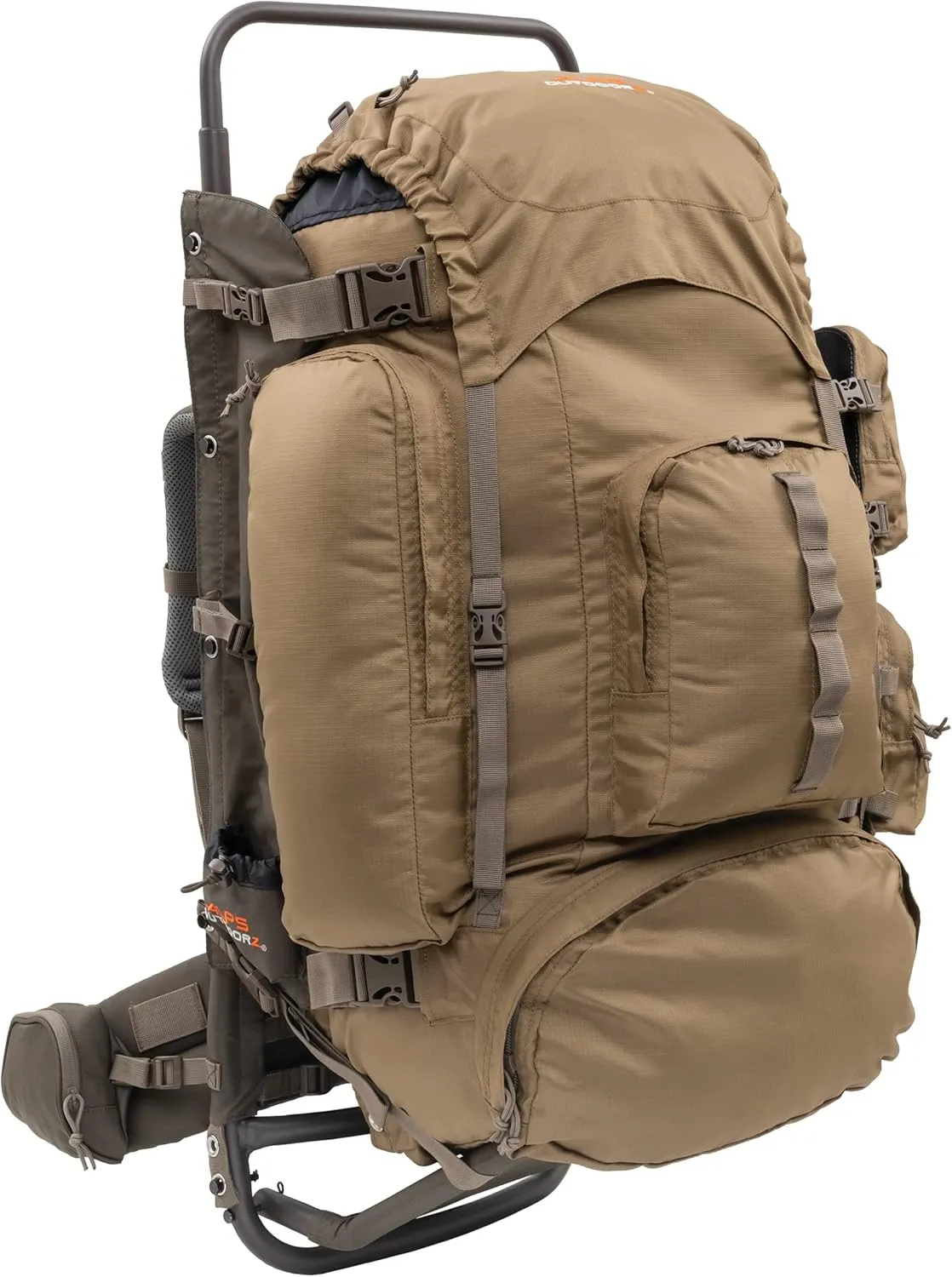 ALPS OutdoorZ Commander   Pack Bag, Coyote Brown-Updated Lashing, One Size