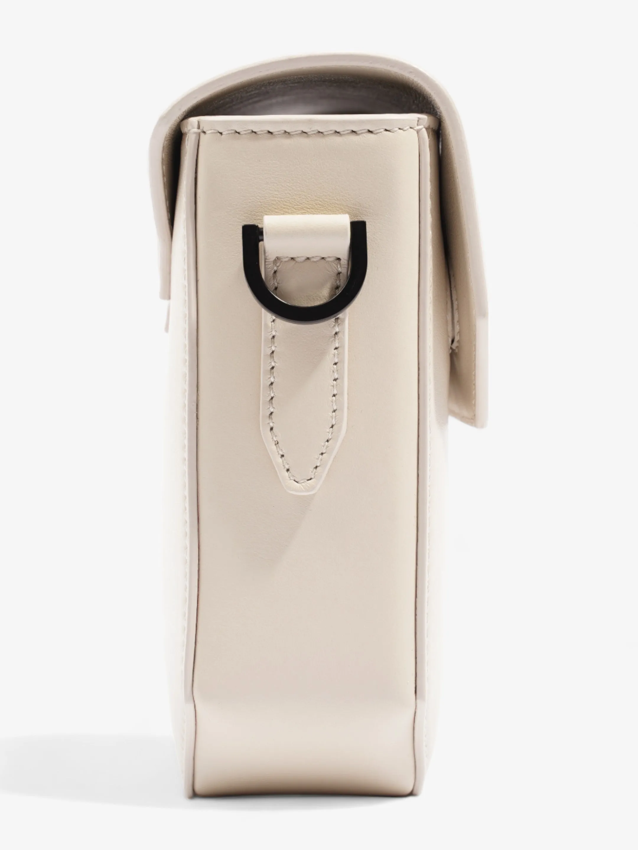 Amiri Birch Logo Embellished Crossbody Bag  Neutral Leather