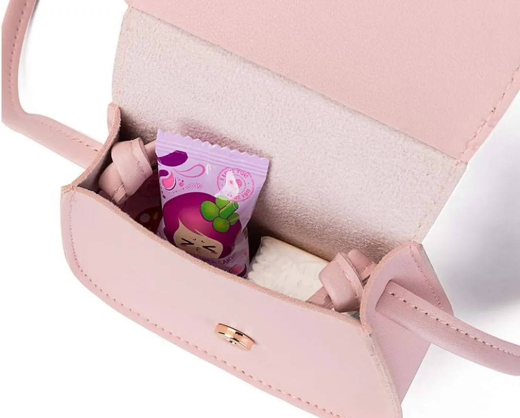 ANKOMINA Little Girls Purse Cute Cartoon Bunny Rabbit Cat Crossbody Shoulder Bag Coin Wallet Handbag for Kids Toddlers