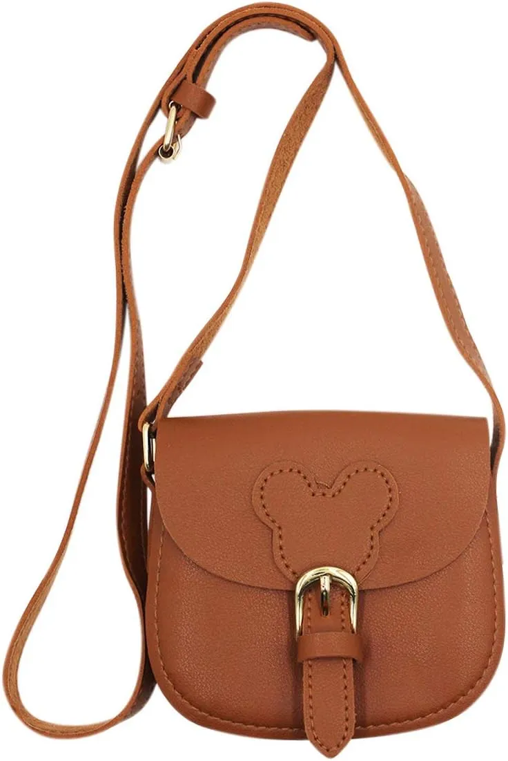 ANKOMINA Little Girls Purse Cute Leather Crossbody Bag Mini Shoulder Bag for Kids,Toddler