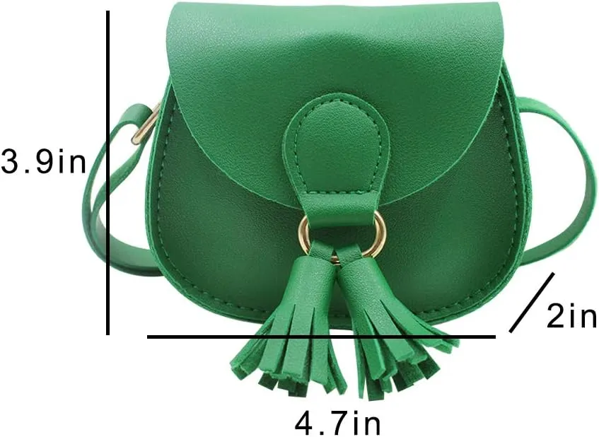 ANKOMINA Little Girls Purse Cute Leather Crossbody Bag Mini Shoulder Bag for Kids,Toddler