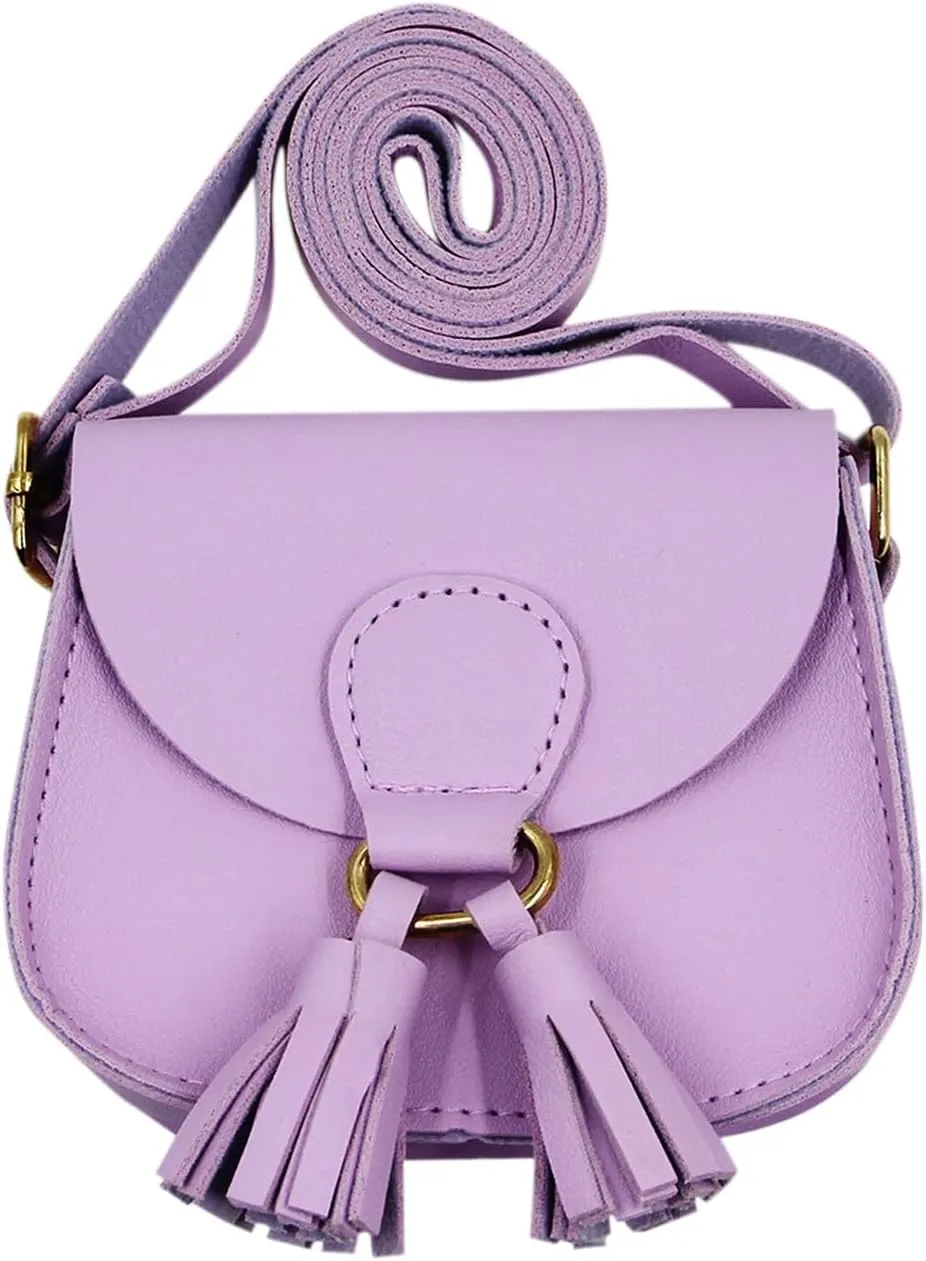 ANKOMINA Little Girls Purse Cute Leather Crossbody Bag Mini Shoulder Bag for Kids,Toddler