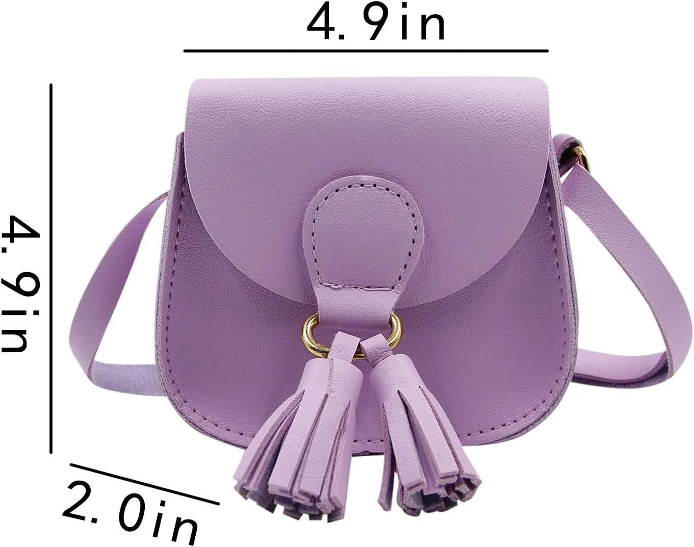 ANKOMINA Little Girls Purse Cute Leather Crossbody Bag Mini Shoulder Bag for Kids,Toddler