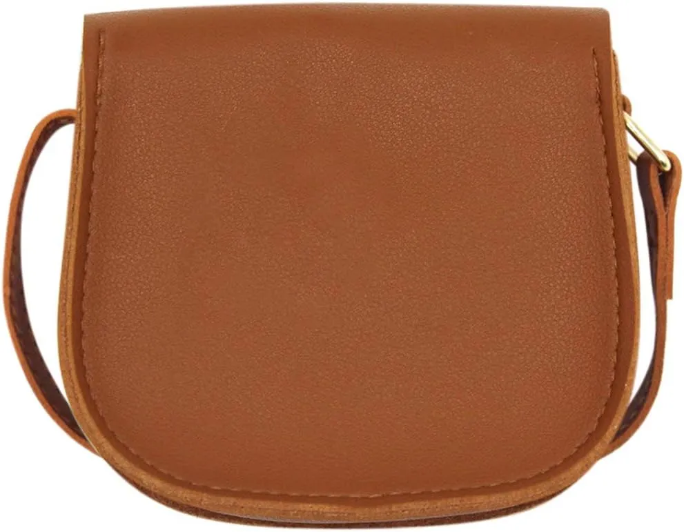 ANKOMINA Little Girls Purse Cute Leather Crossbody Bag Mini Shoulder Bag for Kids,Toddler
