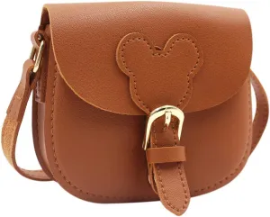 ANKOMINA Little Girls Purse Cute Leather Crossbody Bag Mini Shoulder Bag for Kids,Toddler
