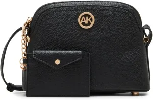 Anne Klein Dome Crossbody with Detachable Card Case
