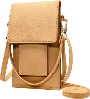 AnsTOP Small Crossbody Bag for Women - Phone Purse Crossbody Cell Phone Purse for Women with 2 Strap