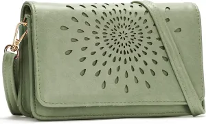 APHISON Crossbody Bags For Women,Wristlet Wallet Phone Purse Shoulder handbags Multi-Function Small RFID Clutch Card Holder
