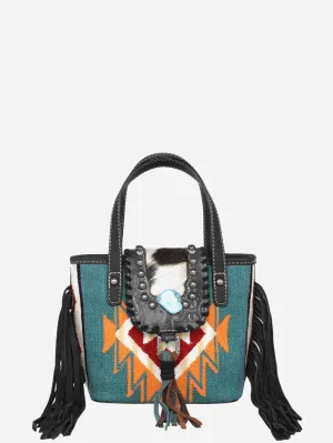 Aztec Tapestry Crossbody Mini Tote