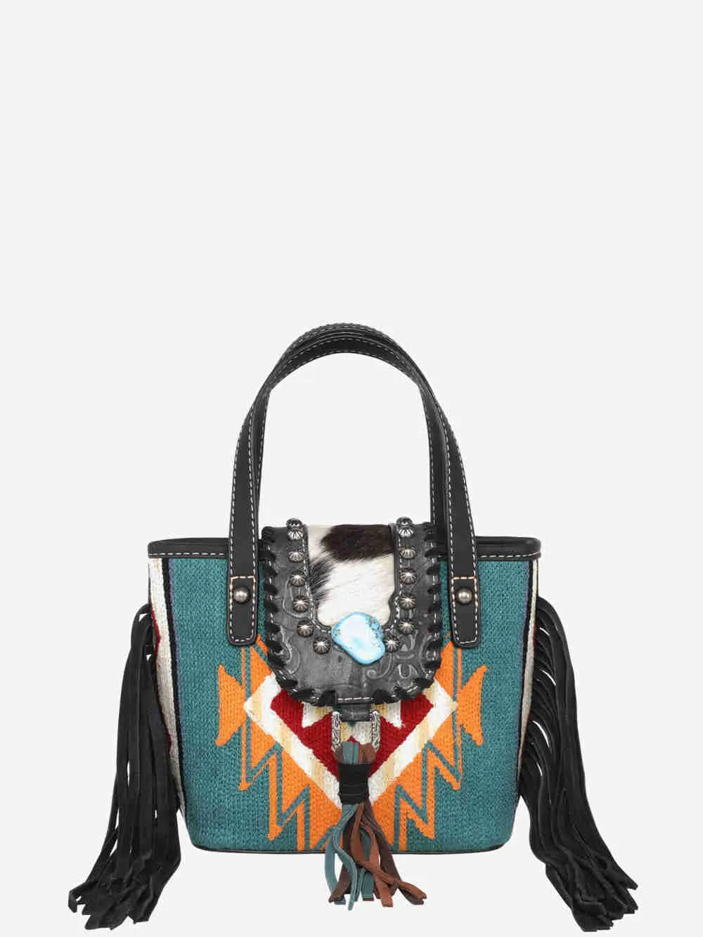 Aztec Tapestry Crossbody Mini Tote