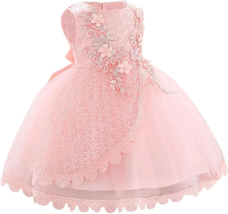 Baby Toddler Girl Tulle Tutu Dress Butterfly Flower Girl Wedding Formal Birthday Outfits Cake Smash Dresses
