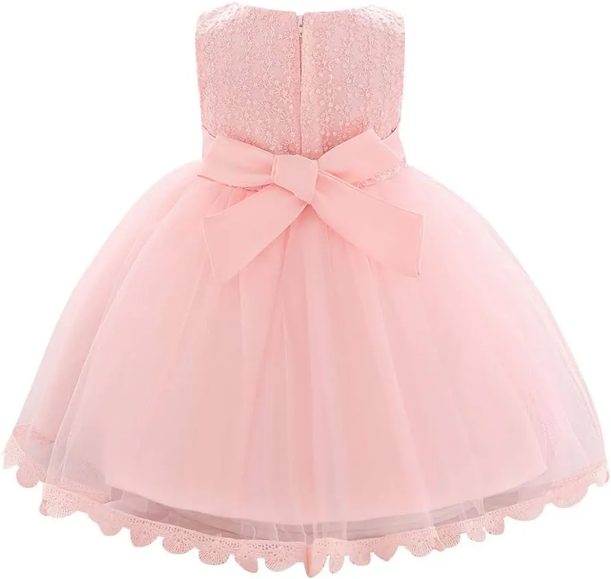 Baby Toddler Girl Tulle Tutu Dress Butterfly Flower Girl Wedding Formal Birthday Outfits Cake Smash Dresses