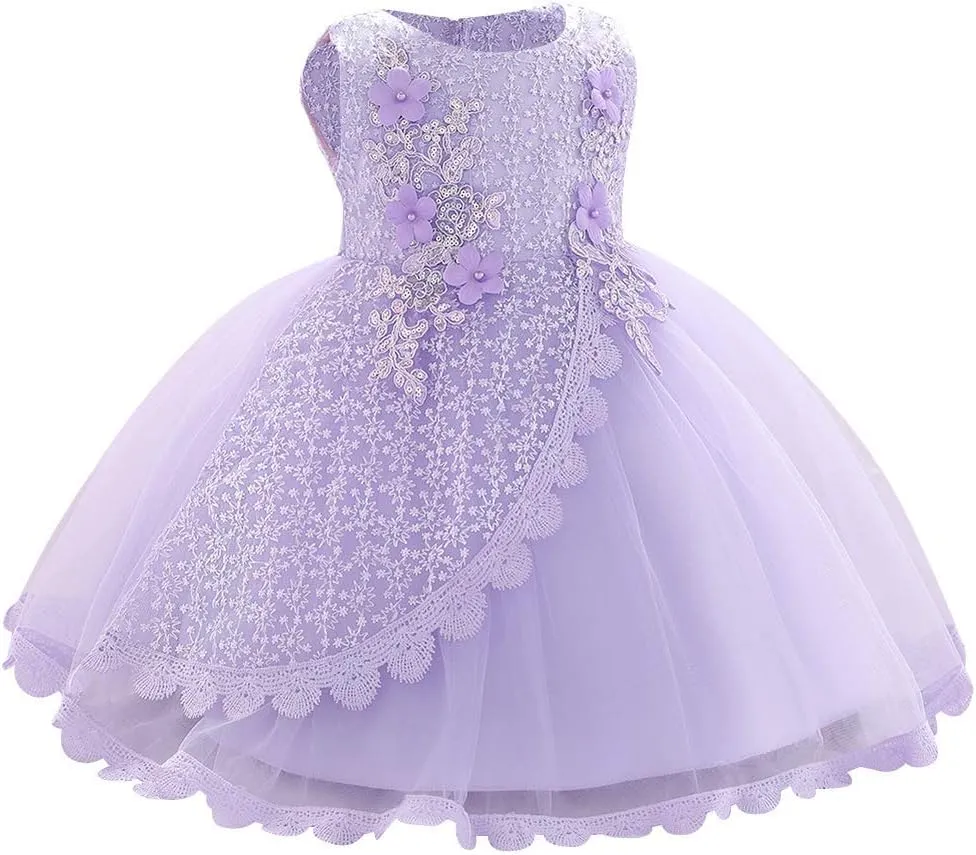 Baby Toddler Girl Tulle Tutu Dress Butterfly Flower Girl Wedding Formal Birthday Outfits Cake Smash Dresses