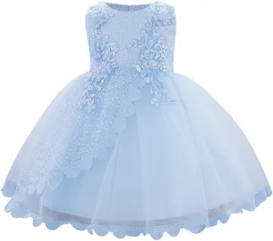 Baby Toddler Girl Tulle Tutu Dress Butterfly Flower Girl Wedding Formal Birthday Outfits Cake Smash Dresses