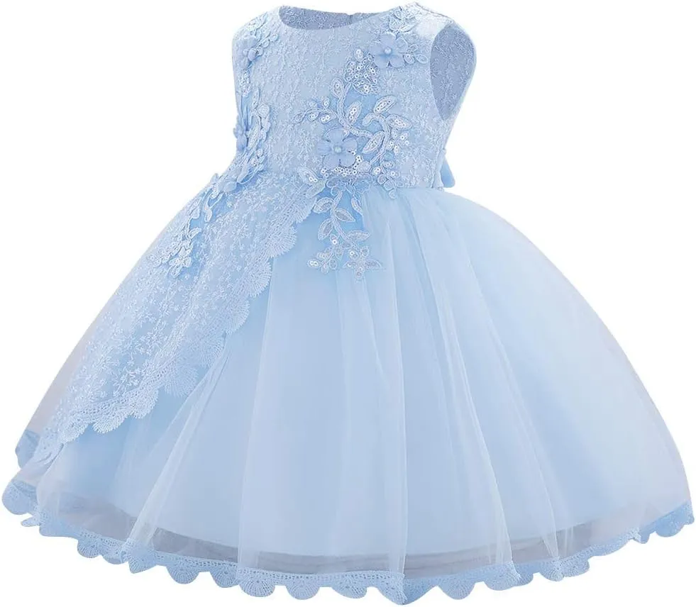 Baby Toddler Girl Tulle Tutu Dress Butterfly Flower Girl Wedding Formal Birthday Outfits Cake Smash Dresses