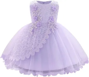 Baby Toddler Girl Tulle Tutu Dress Butterfly Flower Girl Wedding Formal Birthday Outfits Cake Smash Dresses