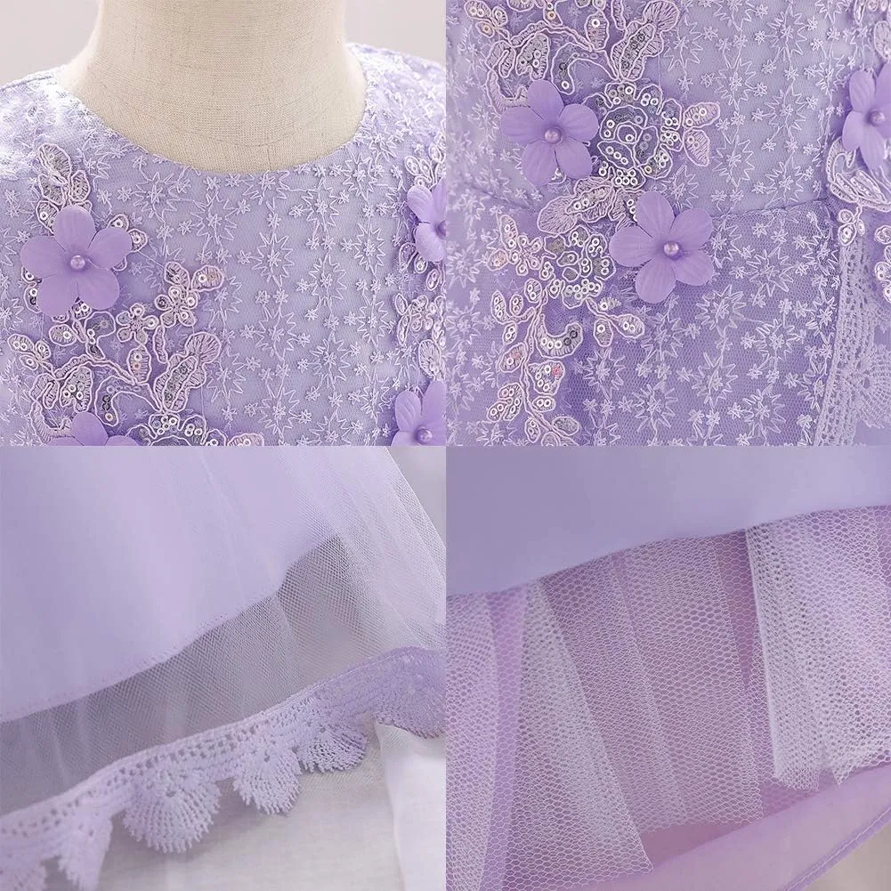 Baby Toddler Girl Tulle Tutu Dress Butterfly Flower Girl Wedding Formal Birthday Outfits Cake Smash Dresses