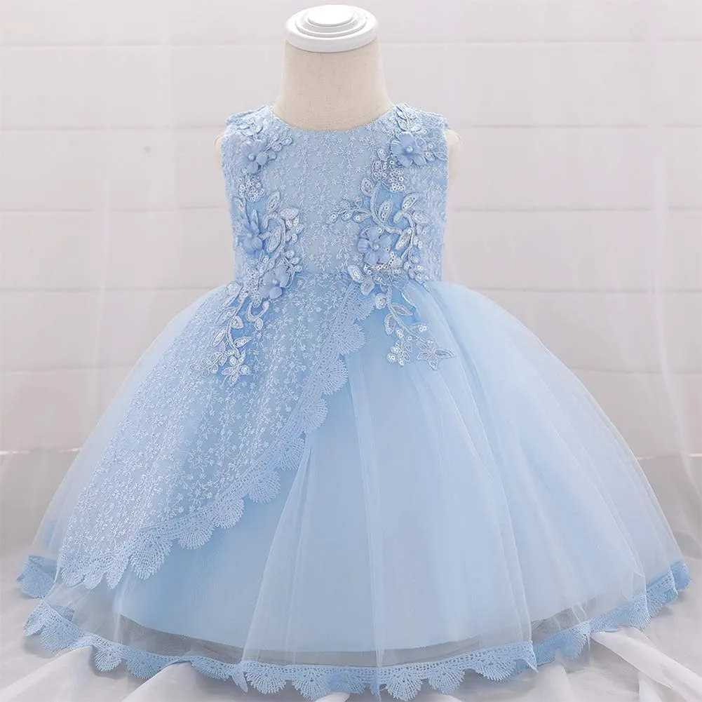 Baby Toddler Girl Tulle Tutu Dress Butterfly Flower Girl Wedding Formal Birthday Outfits Cake Smash Dresses