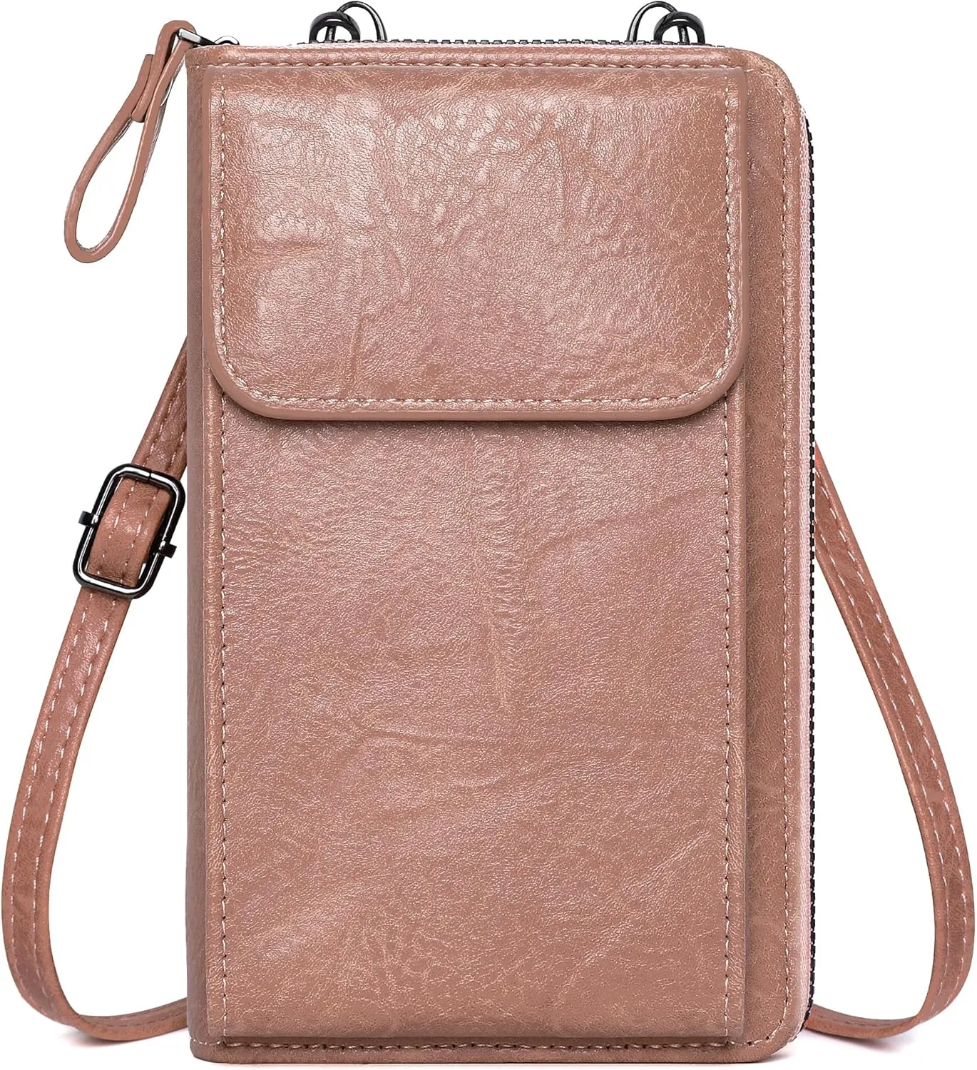 Badiya Small Crossbody Bag for Women, Cell Phone Purse Wallet, Vintage Shoulder Handbags with Credit Card Slots