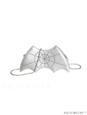 BagForLove - Stylish Bat Rivet-Embellished PU Crossbody Bag