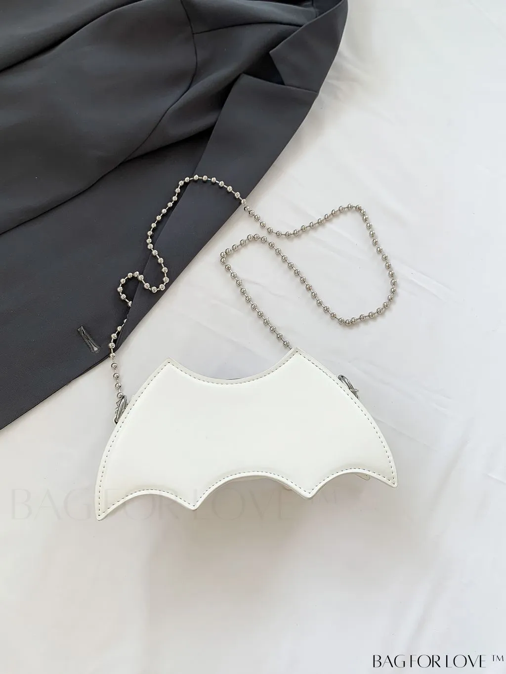 BagForLove - Stylish Bat Rivet-Embellished PU Crossbody Bag