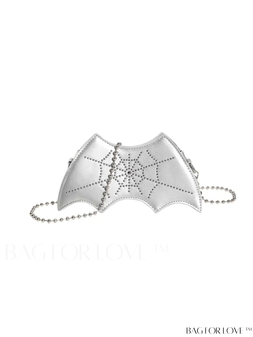 BagForLove - Stylish Bat Rivet-Embellished PU Crossbody Bag