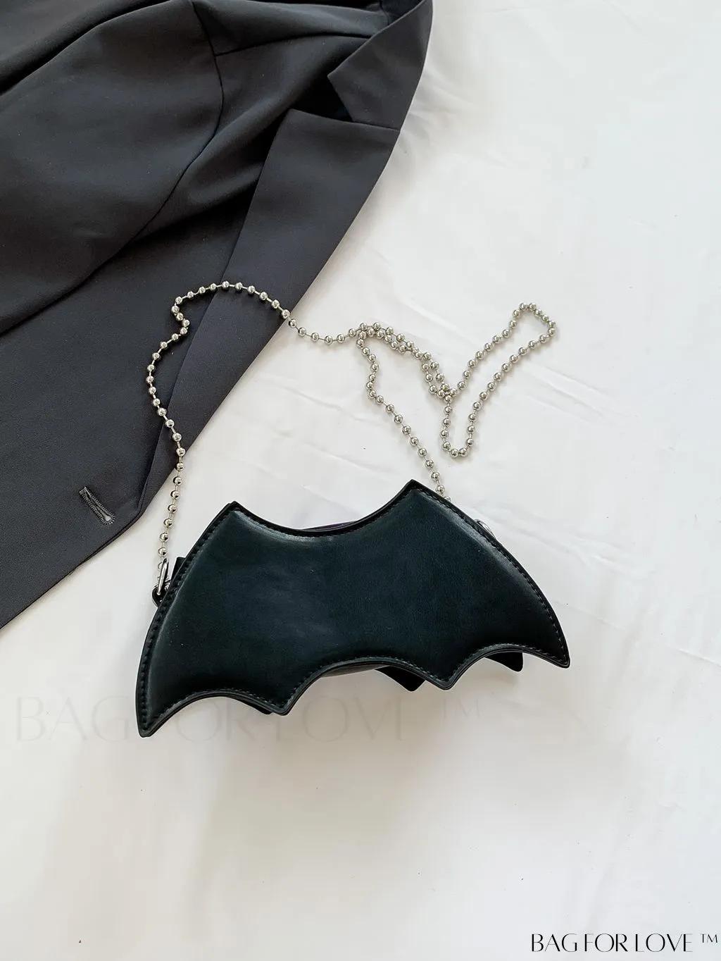 BagForLove - Stylish Bat Rivet-Embellished PU Crossbody Bag