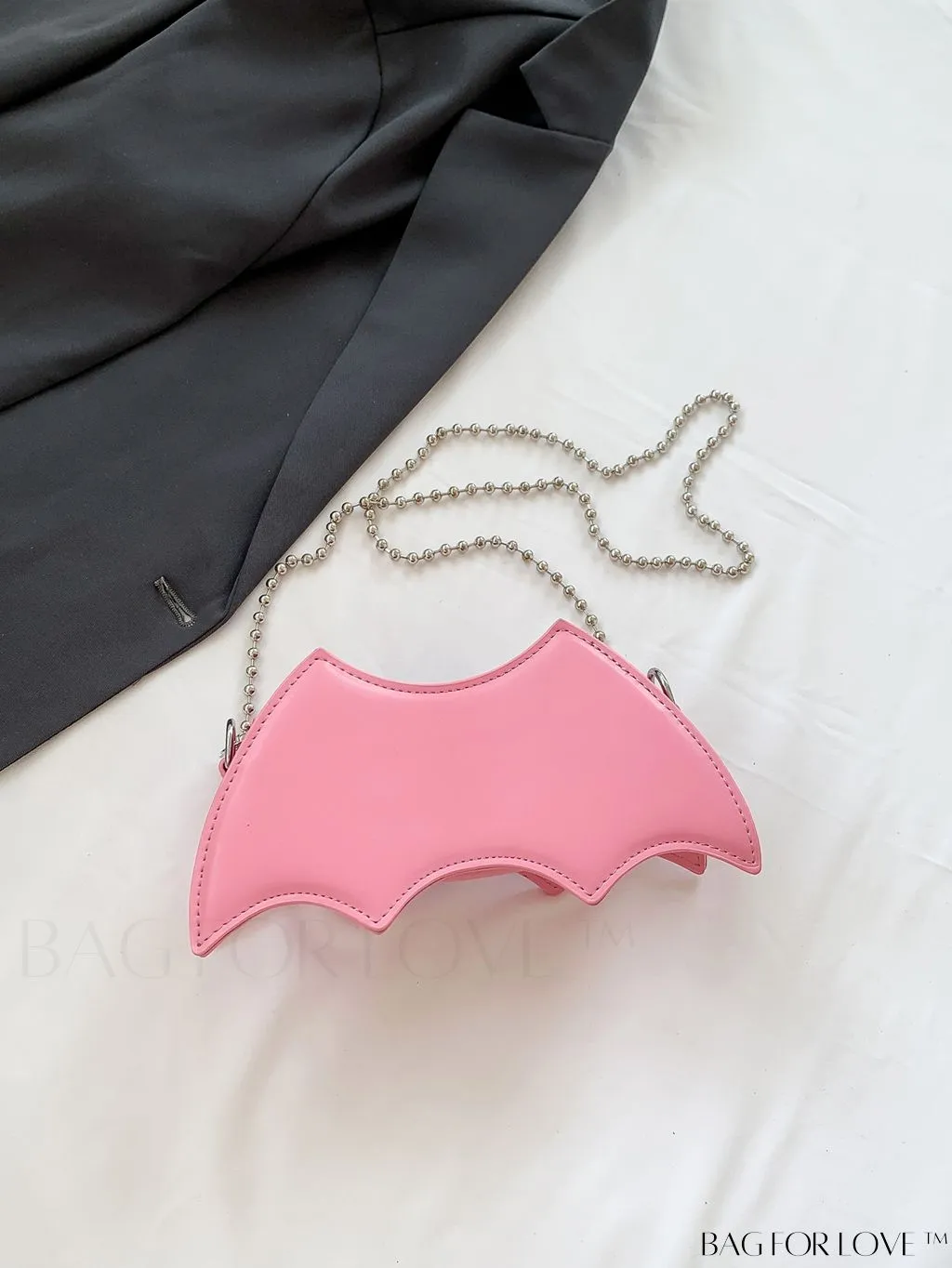 BagForLove - Stylish Bat Rivet-Embellished PU Crossbody Bag