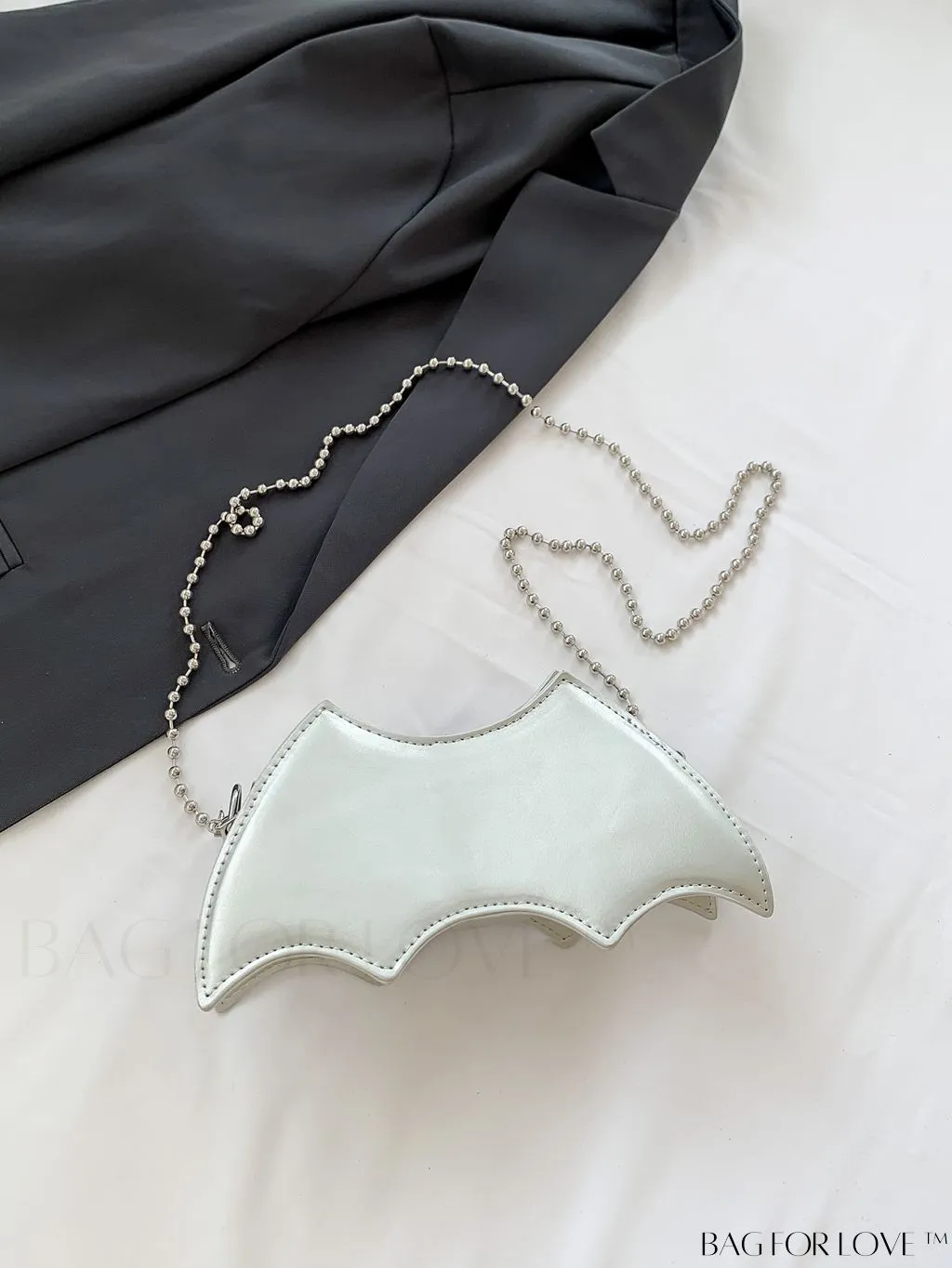 BagForLove - Stylish Bat Rivet-Embellished PU Crossbody Bag
