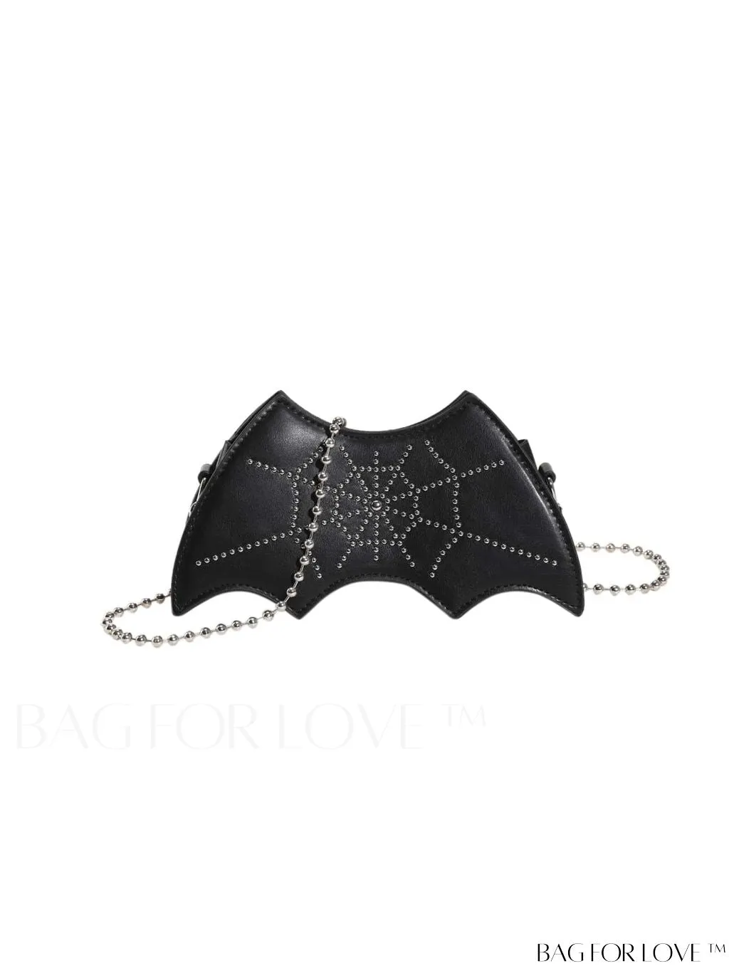 BagForLove - Stylish Bat Rivet-Embellished PU Crossbody Bag