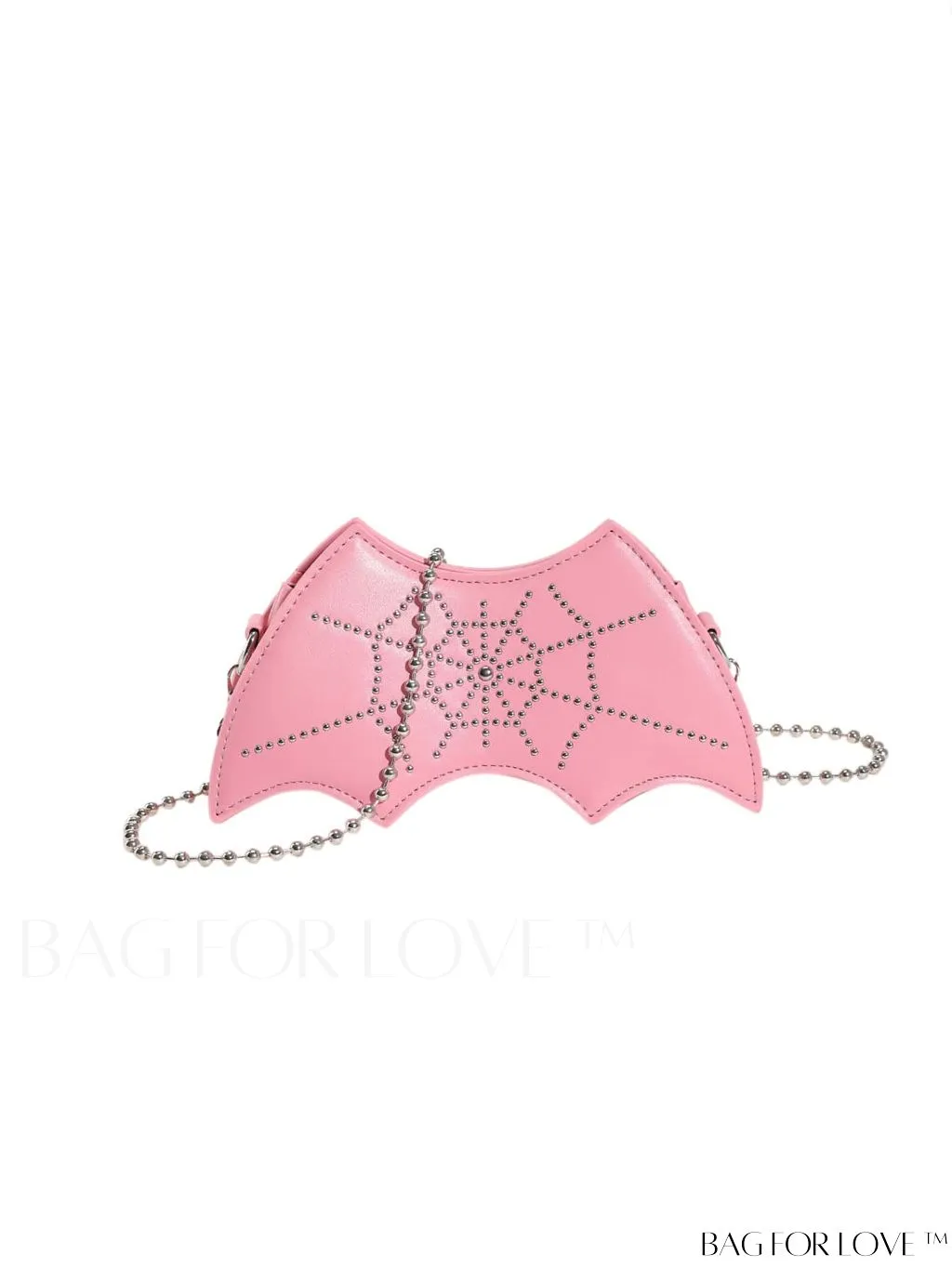BagForLove - Stylish Bat Rivet-Embellished PU Crossbody Bag